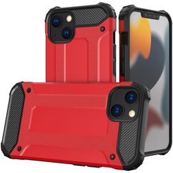 Mobigear Outdoor iPhone 14 Hülle Hardcase Backcover Stoßfest - Rot
