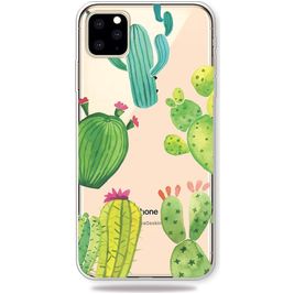 Mobigear Design iPhone 11 Pro Max Hülle Flexibles TPU Backcover - Kaktus