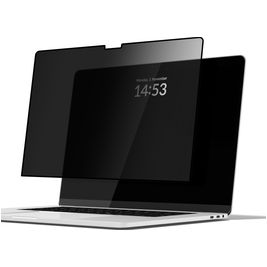 Mobilize Privacy Screen MacBook Pro 13 Zoll (2016-2023) Panzerglas Gehärtetes Glas Displayschutz Privacy - Schwarz Model A1706 / A1708 / A1989 / A2159 / A2289 / A2251 / A2338