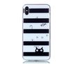 Mobigear Design iPhone XS Max Hülle Flexibles TPU Backcover - Katze