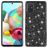 Mobigear Glitter Samsung Galaxy A73 Hülle Hardcase Backcover - Schwarz