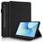 Mobigear Tree Samsung Galaxy Tab S10 FE Plus Hülle Klapphülle + Stifthalter - Schwarz