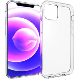 Mobigear Basics Durchsichtig iPhone 13 Mini Hülle Flexibles TPU Backcover - Transparent