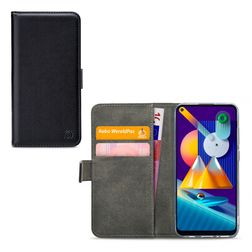 Mobilize Classic Gelly Wallet Samsung Galaxy M11 Klapphülle Portemonnaie - Schwarz