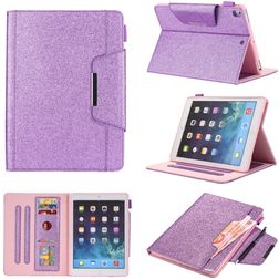 Mobigear Luxury iPad 8 (2020) Hülle Klapphülle + Stifthalter - Lila