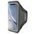 Mobiparts Comfort Fit Handyhalterung Joggen iPhone XR Sporthülle Neopren Sportarmband - Schwarz