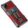 Mobigear Armor Stand Realme C21 Hülle Hardcase Backcover Stoßfest mit Ständer - Schwarz / Rot