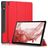 Mobigear Tri-Fold Samsung Galaxy Tab S9 Plus Hülle Klapphülle + Stifthalter - Rot