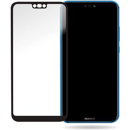 Mobilize Premium Huawei P20 Lite (2019) Panzerglas Gehärtetes Glas Displayschutz - Hüllenfreundlich - Schwarz