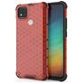 Mobigear Honeycomb Xiaomi Redmi 9C Hardcase Backcover Shockproof - Rot