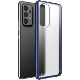 Mobigear Shockproof Samsung Galaxy A73 Hülle Hardcase Backcover Stoßfest - Dunkelblau