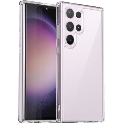 Mobigear Crystal Durchsichtig Samsung Galaxy S24 Ultra Hülle Hardcase Backcover - Transparent