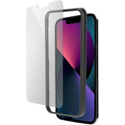 Mobiparts Regular iPhone 13 Mini Panzerglas Gehärtetes Glas Displayschutz + Applikator