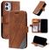 Mobigear Rhombus iPhone 12 Mini Klapphülle Portemonnaie - Braun