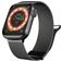 Mobigear Luxury Loop Milanaise Apple Watch Armband Magnetverschluss - 49/46/45/44 mm - Grau