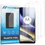 Mobigear Motorola Moto G51 5G Displayschutz Schutzfolie - Hüllenfreundlich (3er Pack)