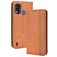Mobigear Sensation Nokia G11 Plus Hülle Klapphülle Geldbörse - Cognac