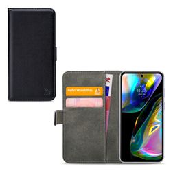 Mobilize Classic Gelly Wallet Motorola Moto G82 Hülle Klapphülle Geldbörse - Schwarz