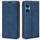 Mobigear Retro Slim HONOR X7 Hülle Klapphülle Geldbörse - Dunkelblau