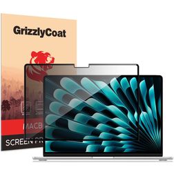 GrizzlyCoat MacBook Air 13 Zoll (2022-2026) Displayschutz Privacy Schutzfolie - Hüllenfreundlich - Schwarz