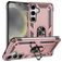 Mobigear Armor ring Samsung Galaxy S25 Hardcase Backcover Shockproof mit Ringhalter - Roségold
