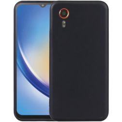 Mobigear Basics Samsung Galaxy Xcover 7 Hülle Flexibles TPU Backcover - Schwarz