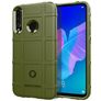 Mobigear Rugged Shield Huawei P40 Lite E Hülle Flexibles TPU Backcover Stoßfest - Grün