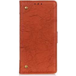 Mobigear Ranch Huawei P40 Lite E Hülle Klapphülle Geldbörse - Braun