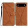 Mobigear Stitch iPhone Air Hülle Klapphülle Geldbörse - Braun