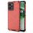 Mobigear Honeycomb Realme C35 Hülle Hardcase Backcover Stoßfest - Rot