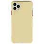 Mobigear Cushion iPhone 12 Pro Max Hülle Flexibles TPU Backcover Stoßfest - Gold
