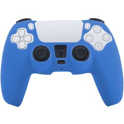 Mobigear Classic Dünn Playstation 5 controller Hülle Flexibles Silikon - Blau