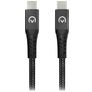 Mobilize Strong Nylon USB-C auf USB-C Kabel 1 Meter - Schwarz