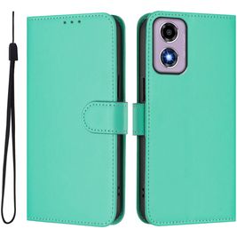 Mobigear Urban Wallet Motorola Moto E14 Hülle Klapphülle Geldbörse - Grün