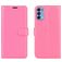 Mobigear Classic OPPO Reno 4 Hülle Klapphülle Geldbörse - Pink