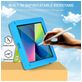 Mobigear Ruggedized iPad 5 (2017) Hülle EVA Schaum Backcover + Ständer - Blau