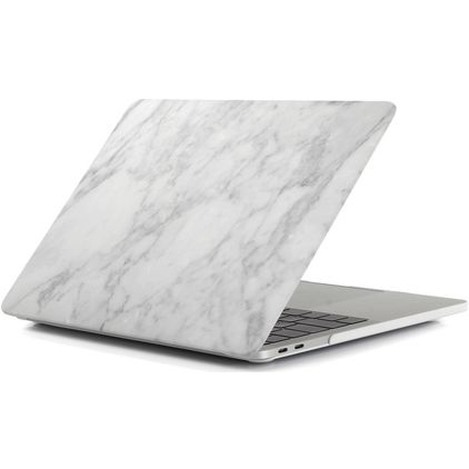 Mobigear Marble MacBook Pro 16 Zoll (2021-2026) Hardcase Hülle MacBook Case - Grau - Model A2485 / A2780 / A2991 / A3186 / A3428 / A3429
