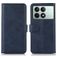 Mobigear Wallet POCO X6 Pro Hülle Klapphülle Geldbörse - Blau