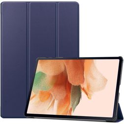 Mobigear Tri-Fold Samsung Galaxy Tab S7 FE Klapphülle - Dunkelblau