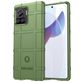 Mobigear Rugged Shield Motorola Edge 30 Ultra Hülle Flexibles TPU Backcover Stoßfest - Grün