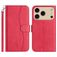 Mobigear S Line iPhone 17 Pro Hülle Klapphülle Geldbörse - Rot