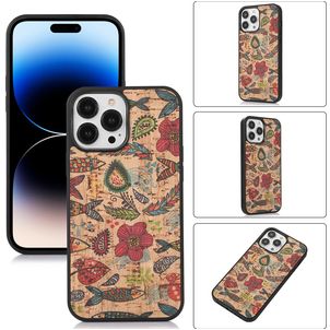 Mobigear Cork iPhone 14 Pro Hülle Flexibles TPU Backcover - Model 2