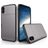 Mobigear Card iPhone XS Hülle Hardcase Backcover Stoßfest mit Kartenhalter - Grau