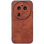 Mobigear Fabric OPPO Find X6 Pro Hülle Hardcase Backcover - Braun