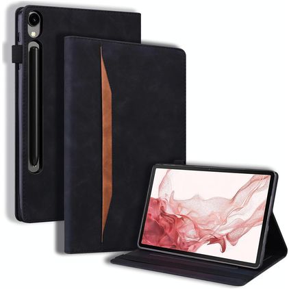 Mobigear Folio Samsung Galaxy Tab S10 FE Plus Hülle Klapphülle - Schwarz
