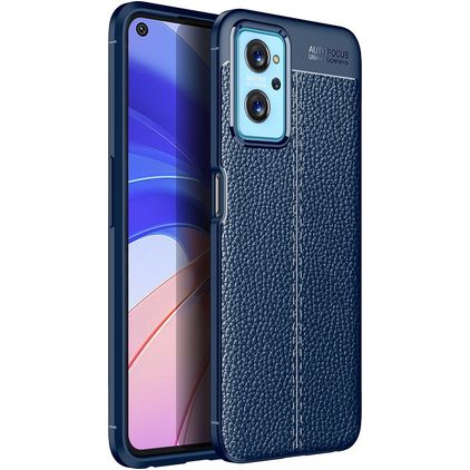 Mobigear Luxury OPPO A96 Hülle Flexibles TPU Backcover - Blau