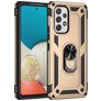 Mobigear Armor Ring Samsung Galaxy A53 Hülle Hardcase Backcover Stoßfest mit Ringhalter - Gold