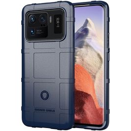 Mobigear Rugged Shield Xiaomi Mi 11 Ultra Hülle Flexibles TPU Backcover Stoßfest - Blau