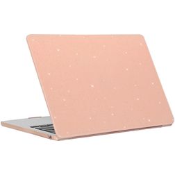Mobigear Sparkling Cream MacBook Pro 13 Zoll (2016-2023) Hardcase Hülle MacBook Case - Pink - Model A1706 / A1708 / A1989 / A2159 / A2289 / A2251 / A2338