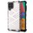 Mobigear Honeycomb Samsung Galaxy M33 Hülle Hardcase Backcover Stoßfest - Weiß